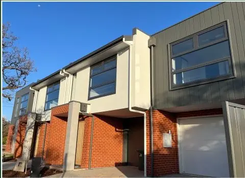 Completed townhouse project in Australia with aluminium windows
