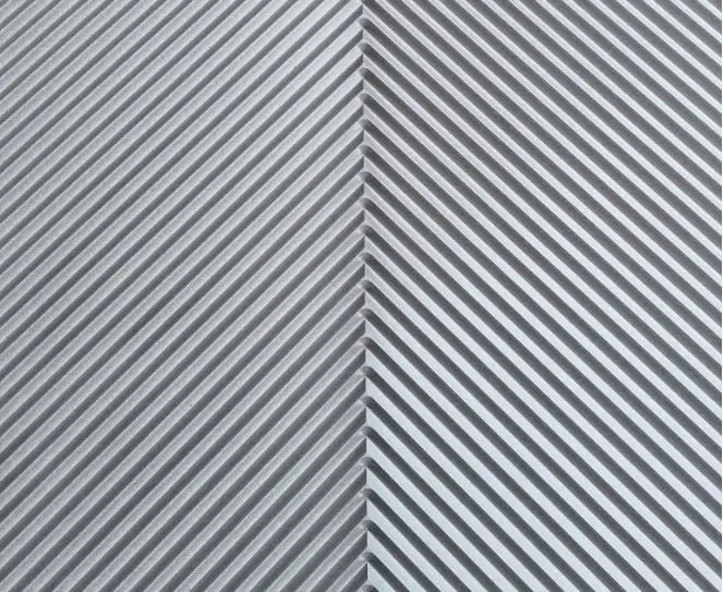 Chevron U-groove fibre cement panel