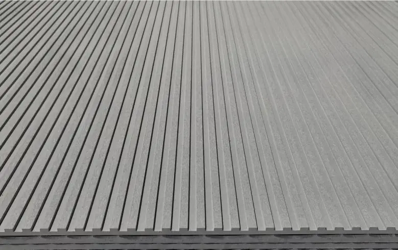 Linear grooved fibre cement panel