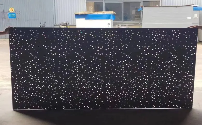 Starlight light-transmitting fibre cement panel